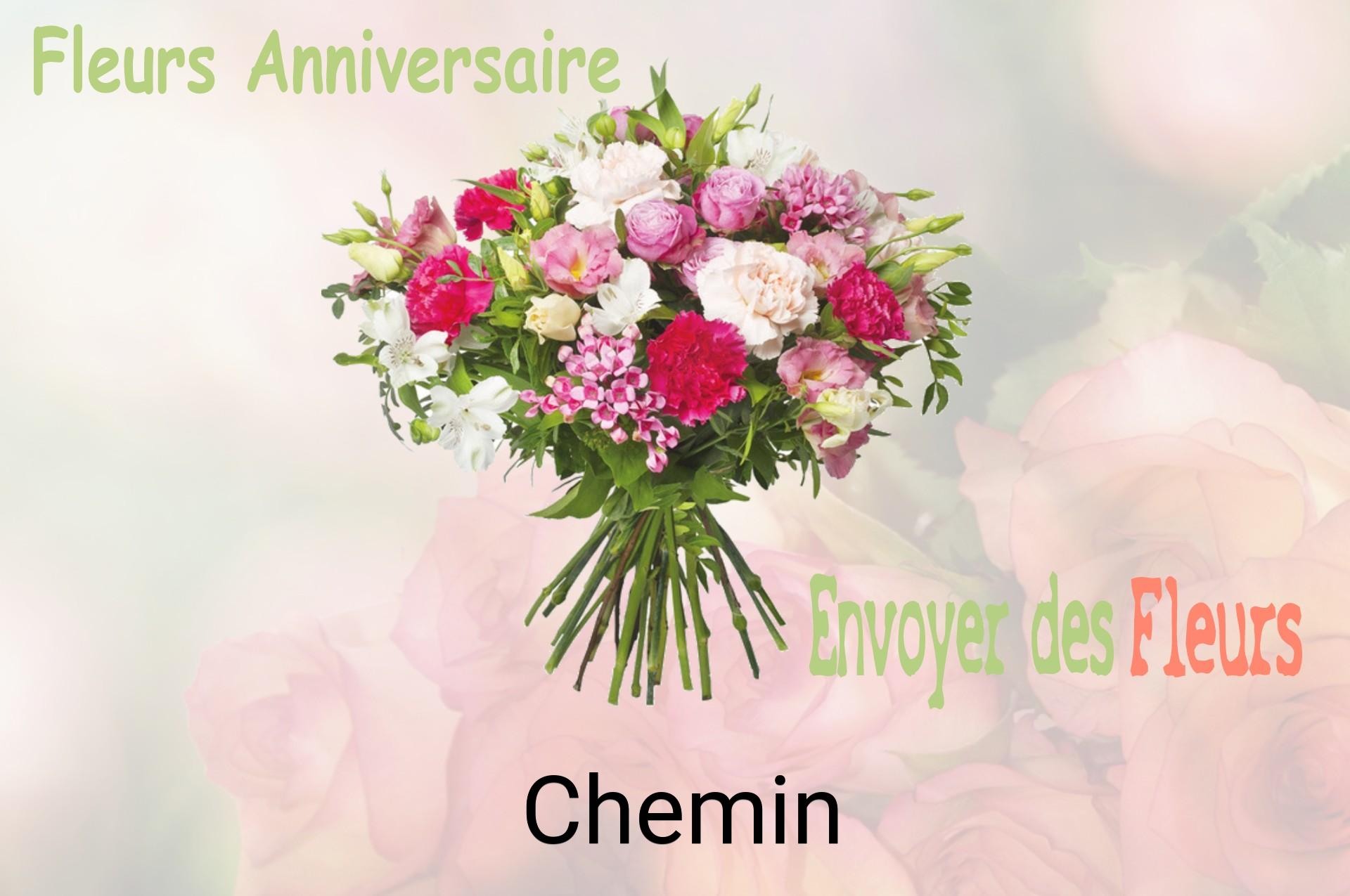 Bouquet de fleurs d’anniversaire livré à Chemin