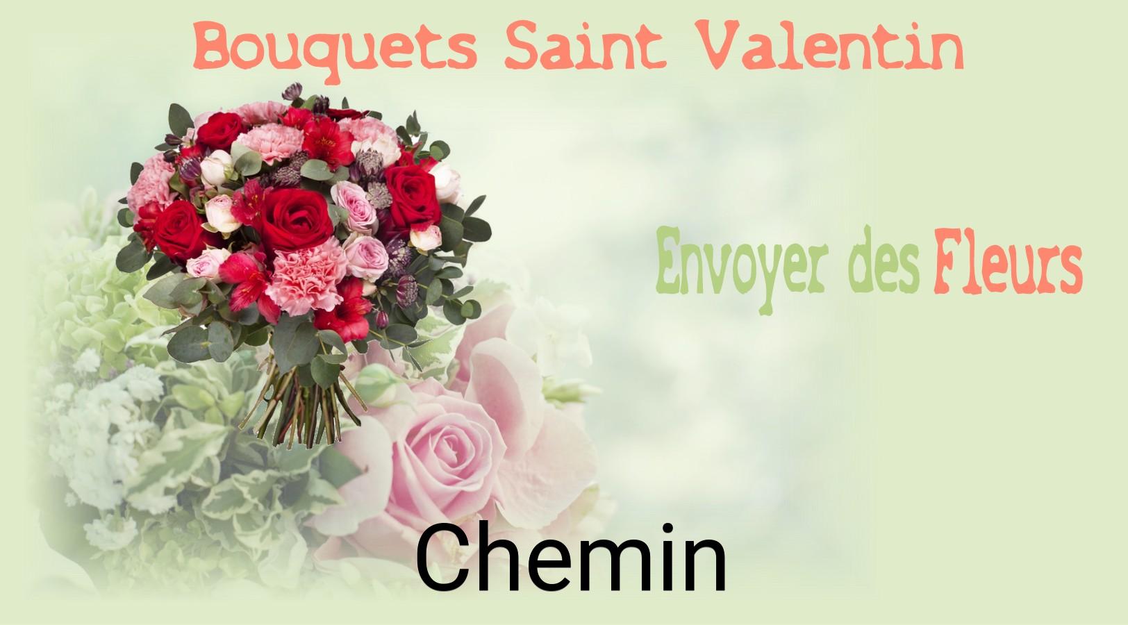 Roses de Saint-Valentin livrées à Chemin